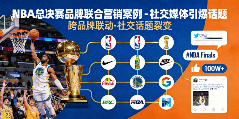 NBA总决赛品牌联合营销案例 - 社交媒体引爆话题